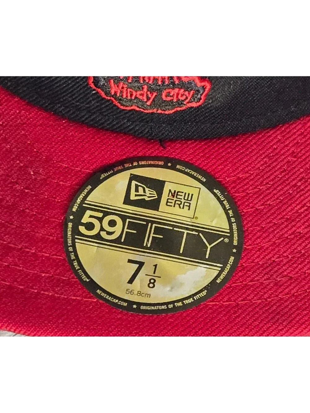 New Era 59FIFTY Chicago Bulls Windy City HWC Fitted Hat 7 1/8 NBA
